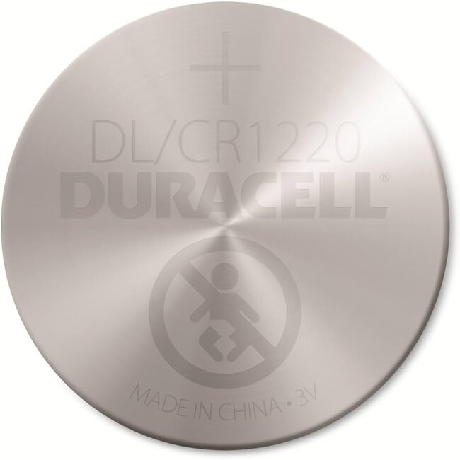 Duracell Knopfzelle Lithium CR1220 Batterie 3V (1 Stk.)