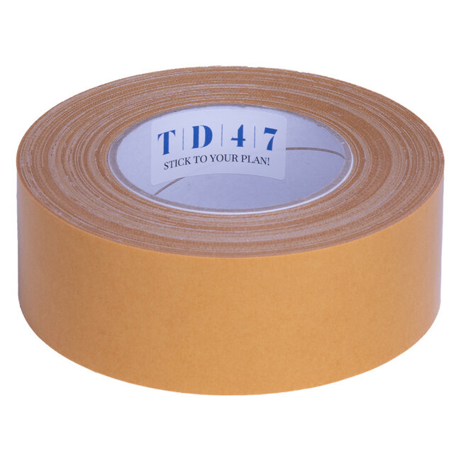 TD47 High Tack Doppelseitiges Klebeband Leinen 50mm x 25m