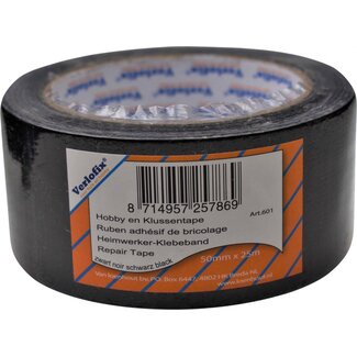 Verlofix Verlofix Klebeband für Heim und Hobby 50mm x 25m Schwarz