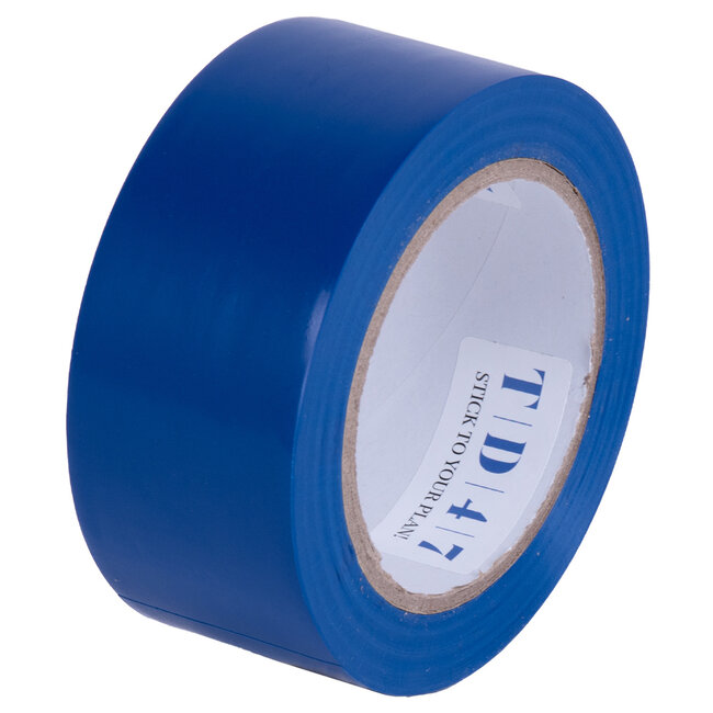 TD47 PVC Safety Markeringstape 50mm x 33m Blauw