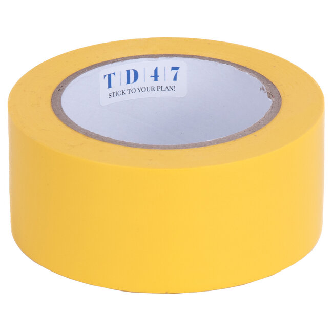 TD47 Sicherheitsmarkierungsband 50mm x 33m Gelb