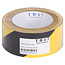 TD47 PVC Safety Markeringstape  50mm x 33m Zwart/Geel