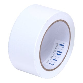 TD47 Products® TD47 Ruban adhésif 50mm x 25m Blanc