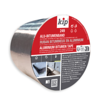 KIP® Kip 249 Aluminium Bitumen tape 100mm x 10m