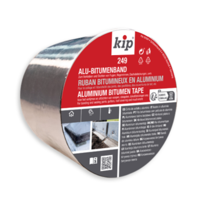 Kip 249 Ruban bitume aluminium 100mm x 10m