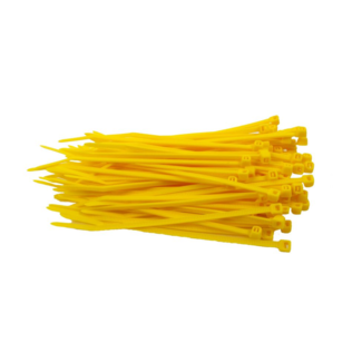 TD47 Products® TD47 attaches de câbles 7.6 x 300mm Jaune