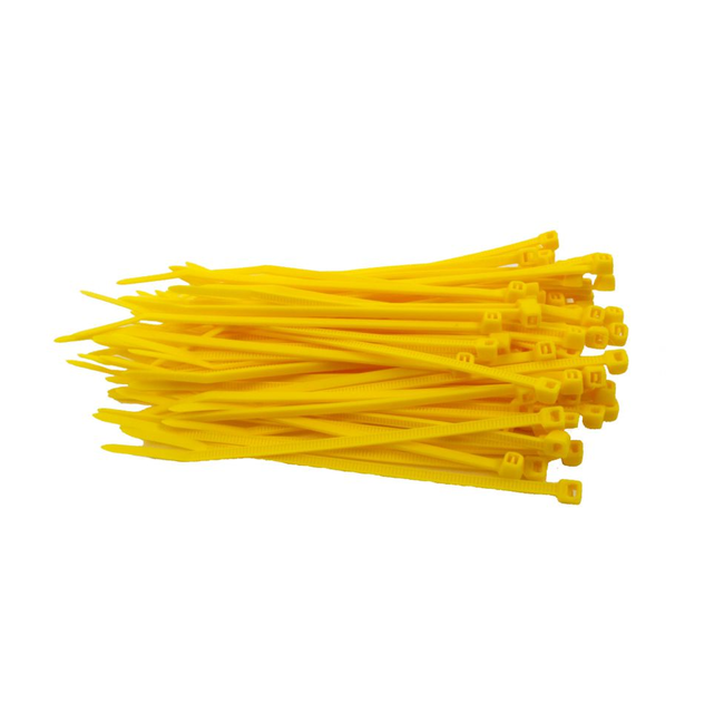 TD47 attaches de câbles 7.6 x 300mm Jaune