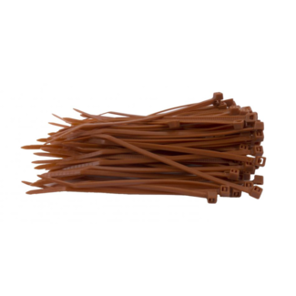 TD47 Products® TD47 attaches de câbles 7.6 x 300mm Marron