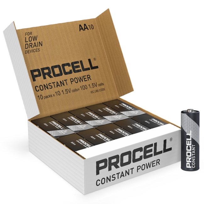 Procell Constant Power AA batterij 1.5V (100 st.)