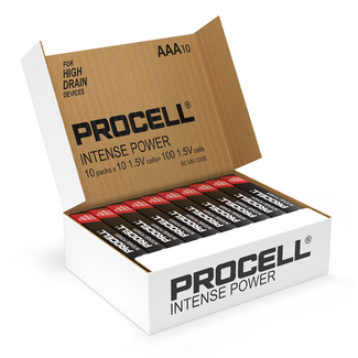 Procell® Batteries Procell Intense Power AAA batterie 1.5V (100 pièces)