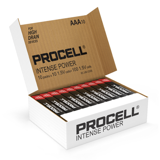 Procell Intense Power AAA batterie 1.5V (100 pièces)