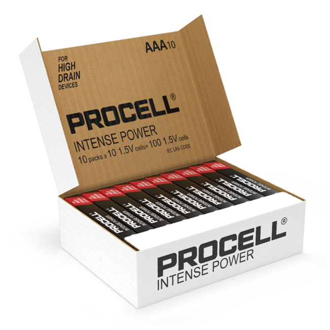Procell Intense Power AAA batterij 1.5V (100 st.)