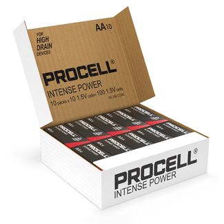 Procell® Batteries Procell Intense Power AA batterie 1.5V (100 pièces)