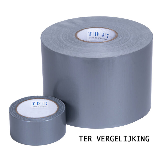 TD47 Ducttape 150mm x 150m Grijs