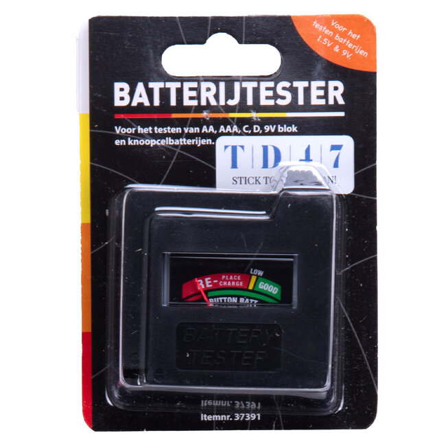 TD47 Testeur de batterie (AAA/AA/C/D/9V+KN)