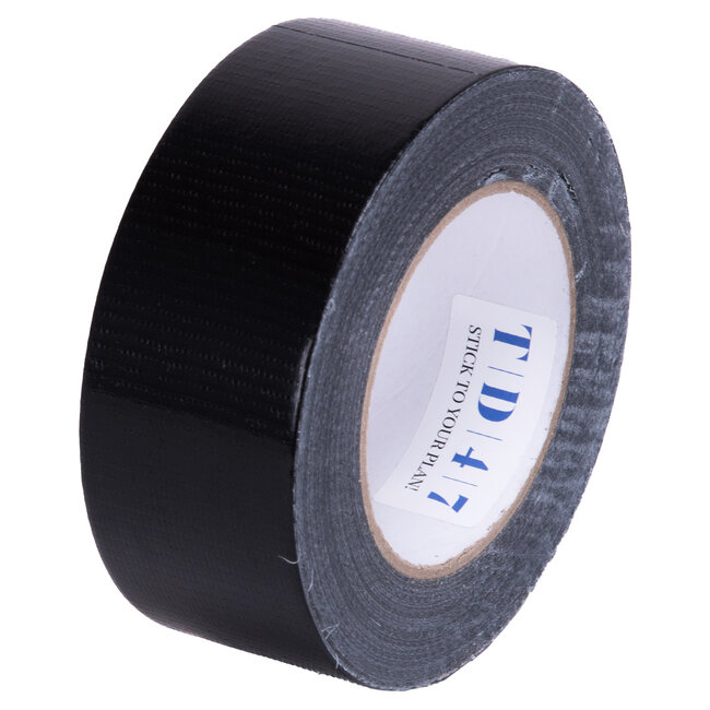 TD47 Ducttape 50mm x 50m Zwart