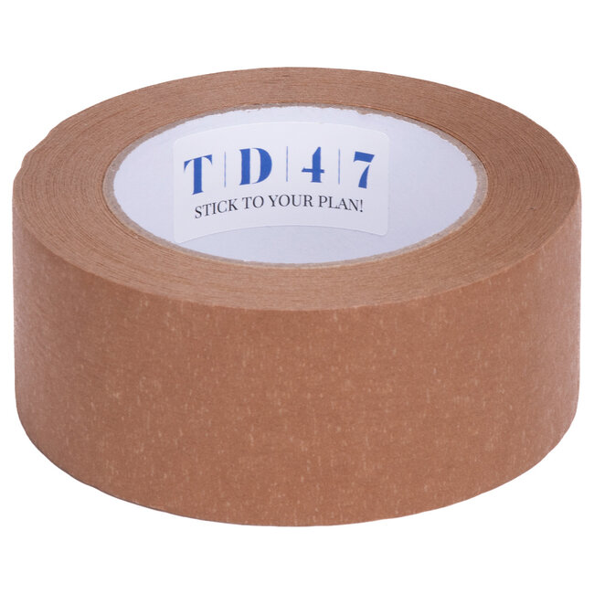 TD47 Verpakkingstape Papier 50mm x 50m Bruin (36 rollen)