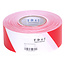 TD47 Afzetlint Professional Rood/Wit 75mm x 500m