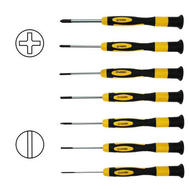 Precision screwdriver set 7-piece