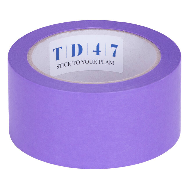 TD47 Masking Tape Low-Tack 50mm x 50m Purple