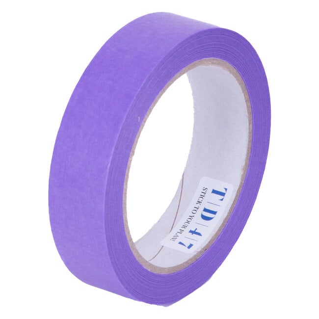 TD47 Masking Tape Low-Tack 25mm x 50m Purple