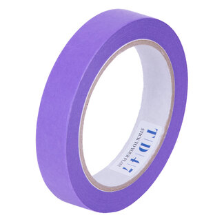 TD47 Products® TD47 Masking Tape Low-Tack 19mm x 50m Purple