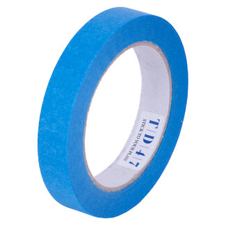 TD47 Products® TD47 Ruban de masquage Résistant aux UV 19mm x 50m Bleu