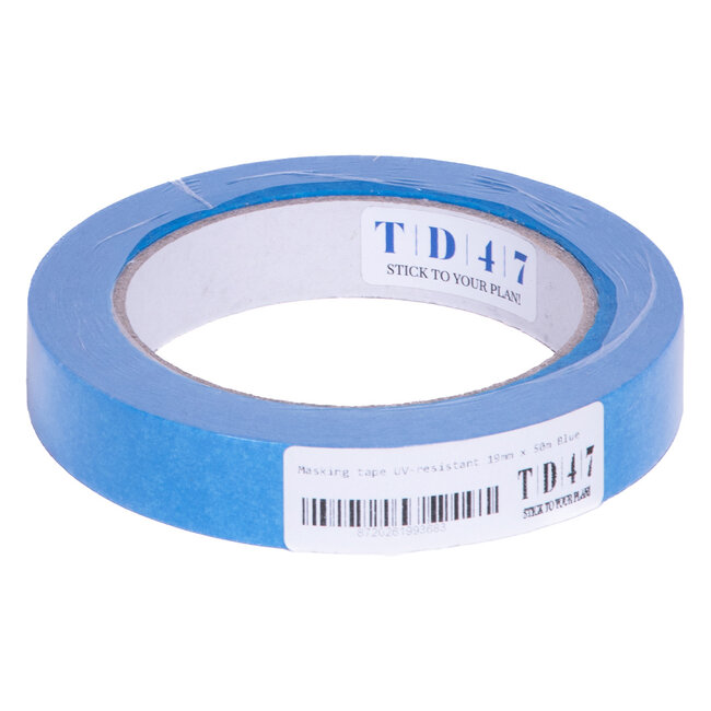 TD47 Masking Tape UV-Resistant 19mm x 50m Blue
