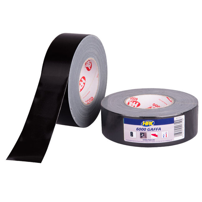 HPX Gaffer 6000 Tape 50mm x 50m schwarz