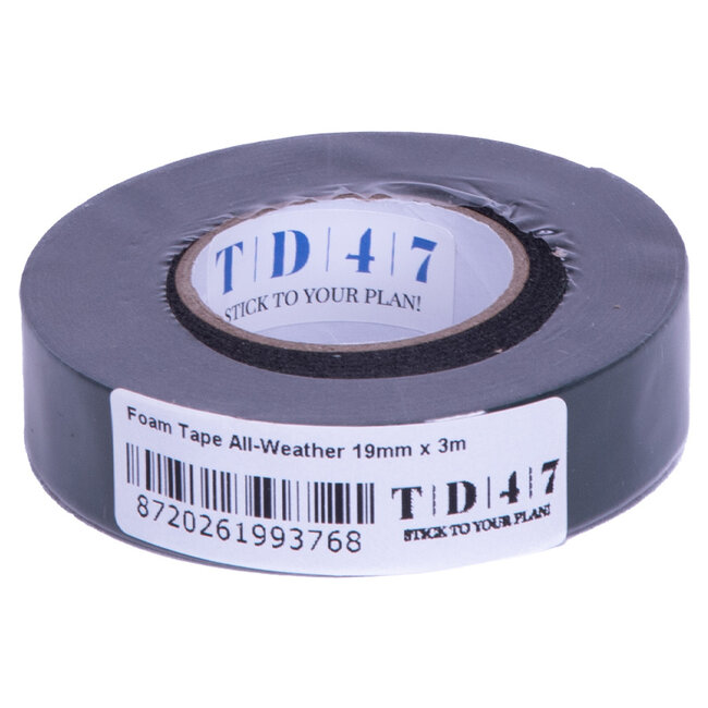 TD47 Ruban Mousse Double Face Tout Temps 19mm x 3m
