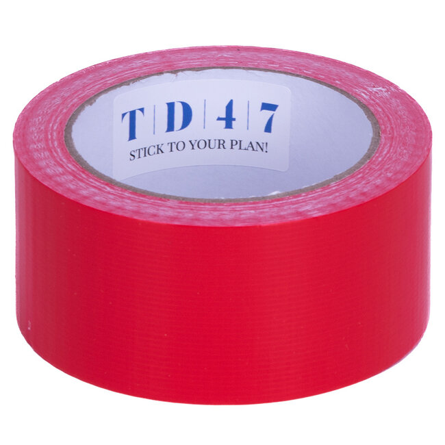 TD47 Ducttape 50mm x 25m Rood