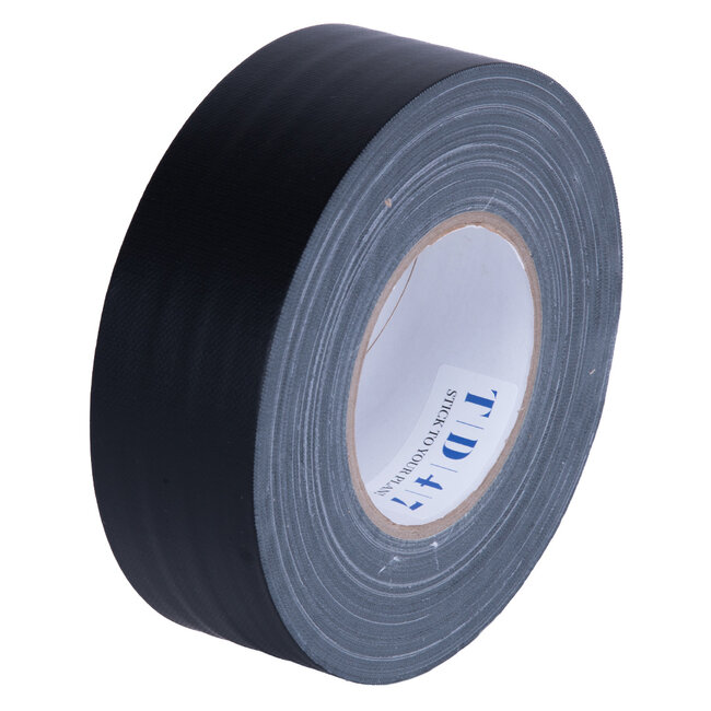 TD47 Gaffa Tape 50mm x 50m Mattschwarz