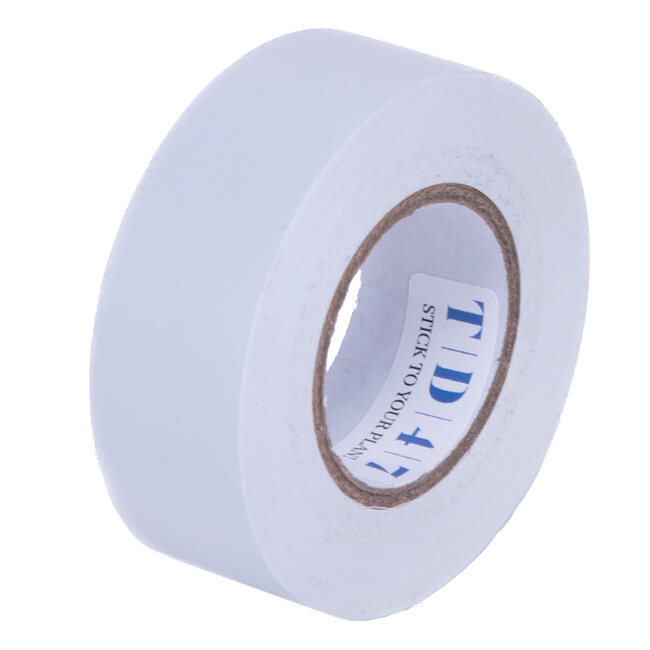 TD47 Ruban isolant PVC professionnel 25 mm x 20 m Blanc