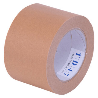 TD47 Products® Papier de ruban d'emballage TD47 75mm x 50m brun