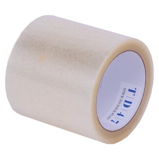 TD47 Products® TD47 Verpakkingstape PP low noise 100mm x 66m Transparant