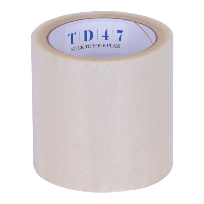 TD47 Verpackungsband PP geringes Rauschen 100mm x 66m Transparent
