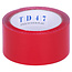 TD47 Ruban d'emballage PP Bason faible 50mm x 66m rouge