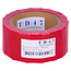 TD47 Security Tape "Opened" 50mm x 50m Rouge