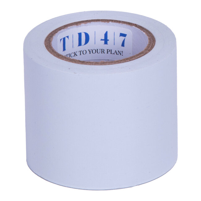 TD47 Professional PVC Insulating Tape 50mm x 10m White