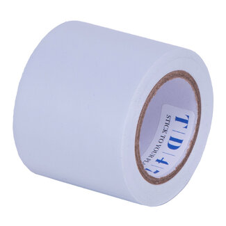 TD47 Products® TD47 Ruban isolant PVC professionnel 50mm x 10m Blanc