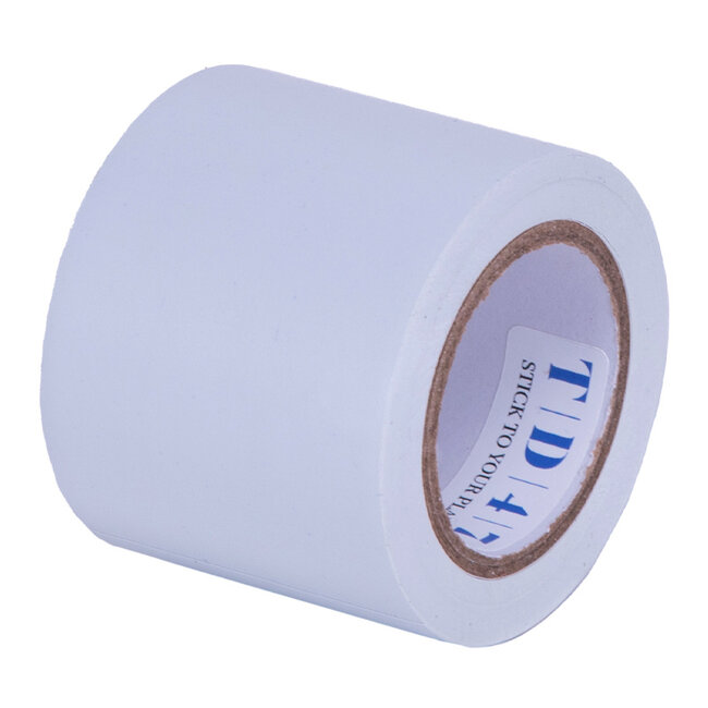 TD47 Professionelles PVC-Isolierband 50mm x 10m Weiß
