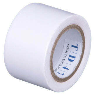 TD47 Products® TD47 Professionelles PVC-Isolierband 38mm x 10m Weiß