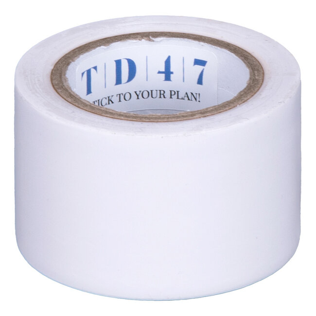 TD47 Professional PVC Insulating Tape 38mm x 10m White