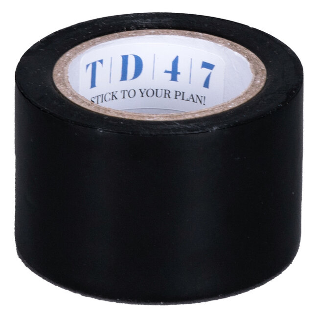 TD47 Professional PVC Insulating Tape 38mm x 10m Black
