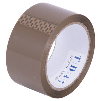 TD47 Products® TD47 Verpakkingstape Noise 50mm x 66m Bruin