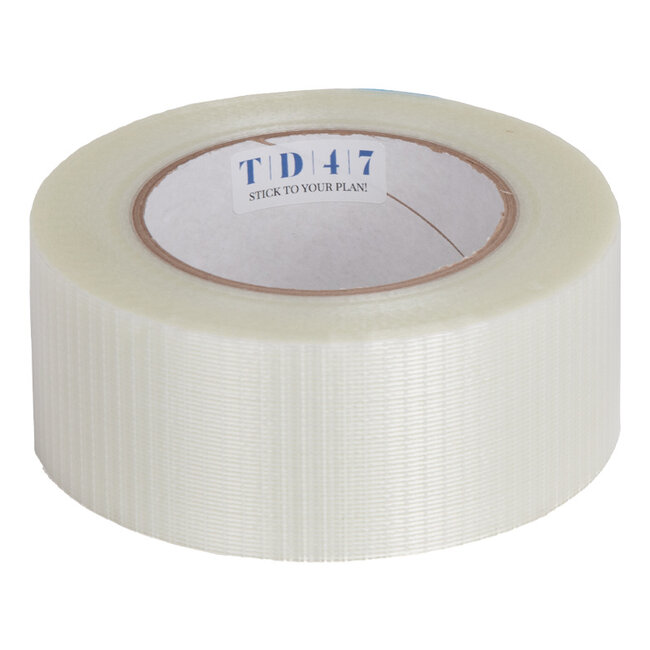 TD47 Leinen Verpackung Band 50mm x 50m Länge Stärkt
