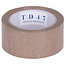 TD47 Verpakkingstape PVC 48mm x 66m Bruin (Doos 36 Rol)