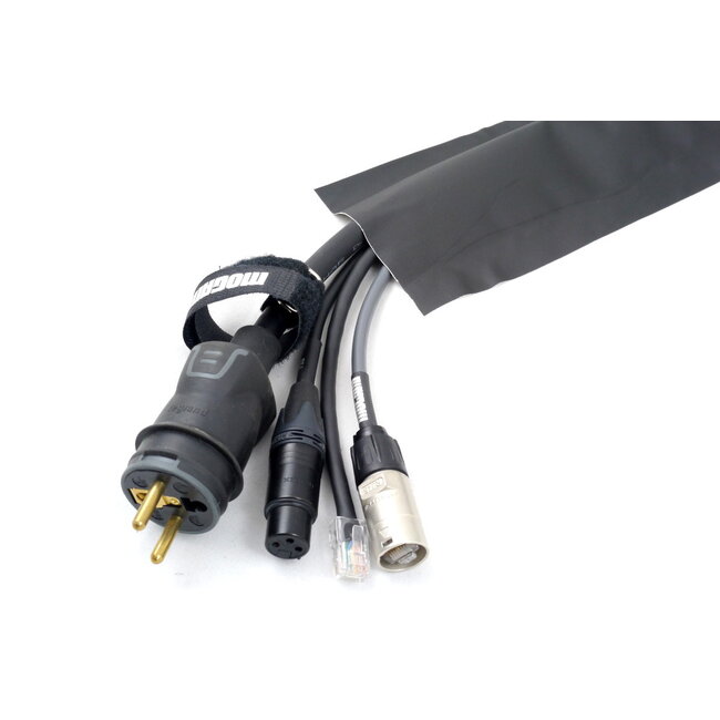 Gafer.pl Ruban Cache-Câble 100mm x 25m Noir