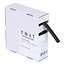 TD47 Schrumpfschlauchbox H-5(3x)-F 12.0Ø / 4.0Ø 2,5m - Schwarz