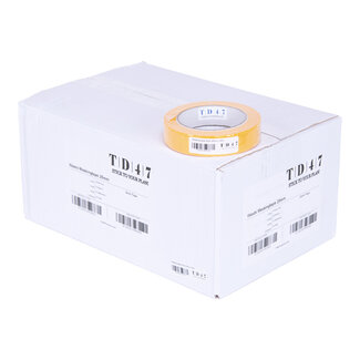 TD47 Products® TD47 Masking tape Gold 25mm x 50m (Doos 36 stuks)
